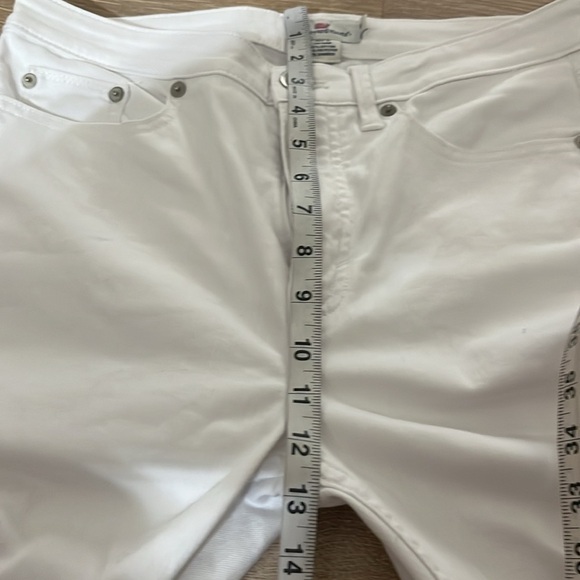 Vineyard Vines High Rise Skinny White Denim(106) - Picture 6 of 8